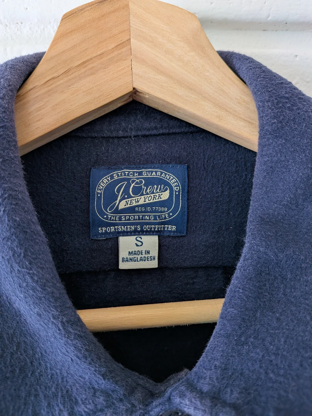 J. Crew Navy Heavyweight Shirt Jacket (Size S)